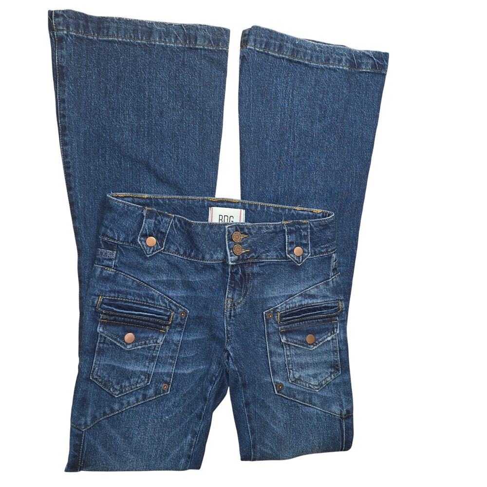 Y2k BDG Urban Outfitters Low Rise Micro Flare Jeans Size 00
